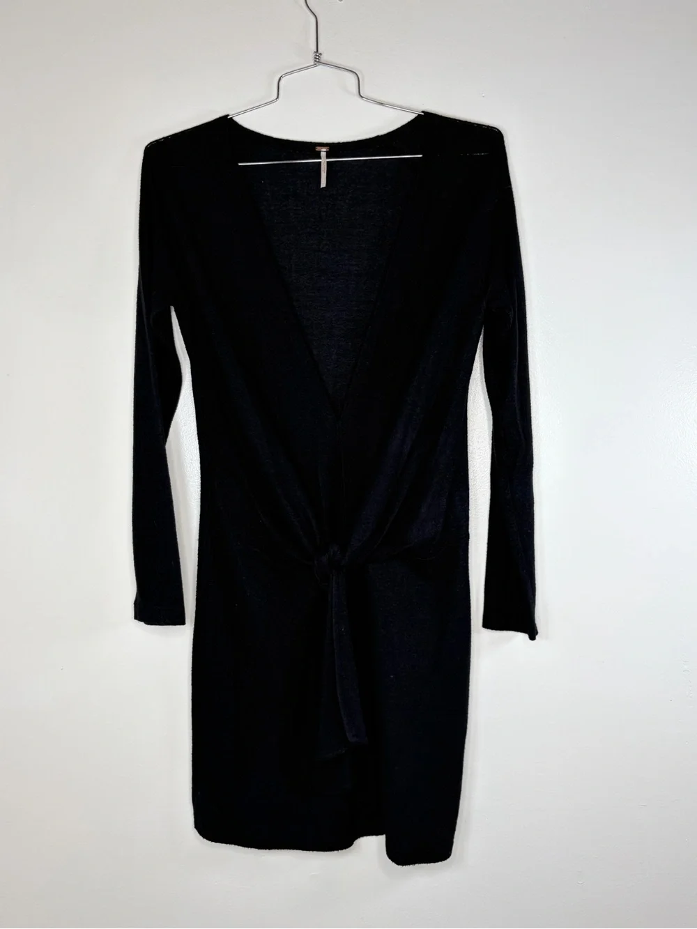 Free People Tie Front Ginger Cozy Dress